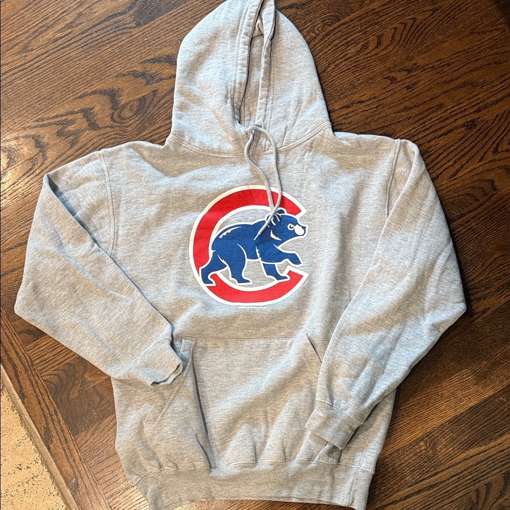 Gray Chicago Cubs Hoodie